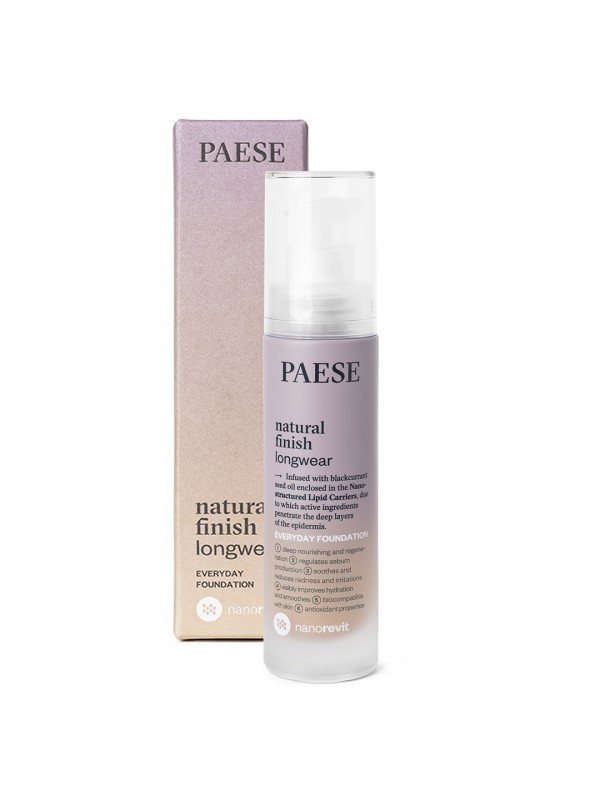 PAESE "Nanorevit" pudra "NATURAL FINISH LONGWEAR"  03N